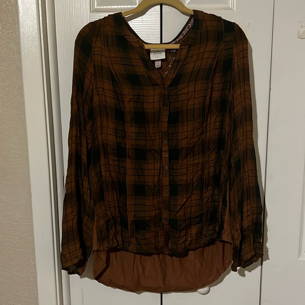 Knox Rose 🌹 Size Large Blouse